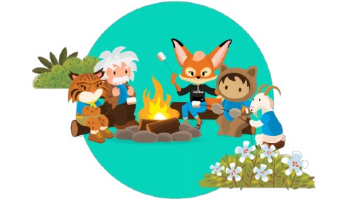 Meet the Salesforce Trailhead Characters and Welcome Our Newest Character, Brandy the Fox