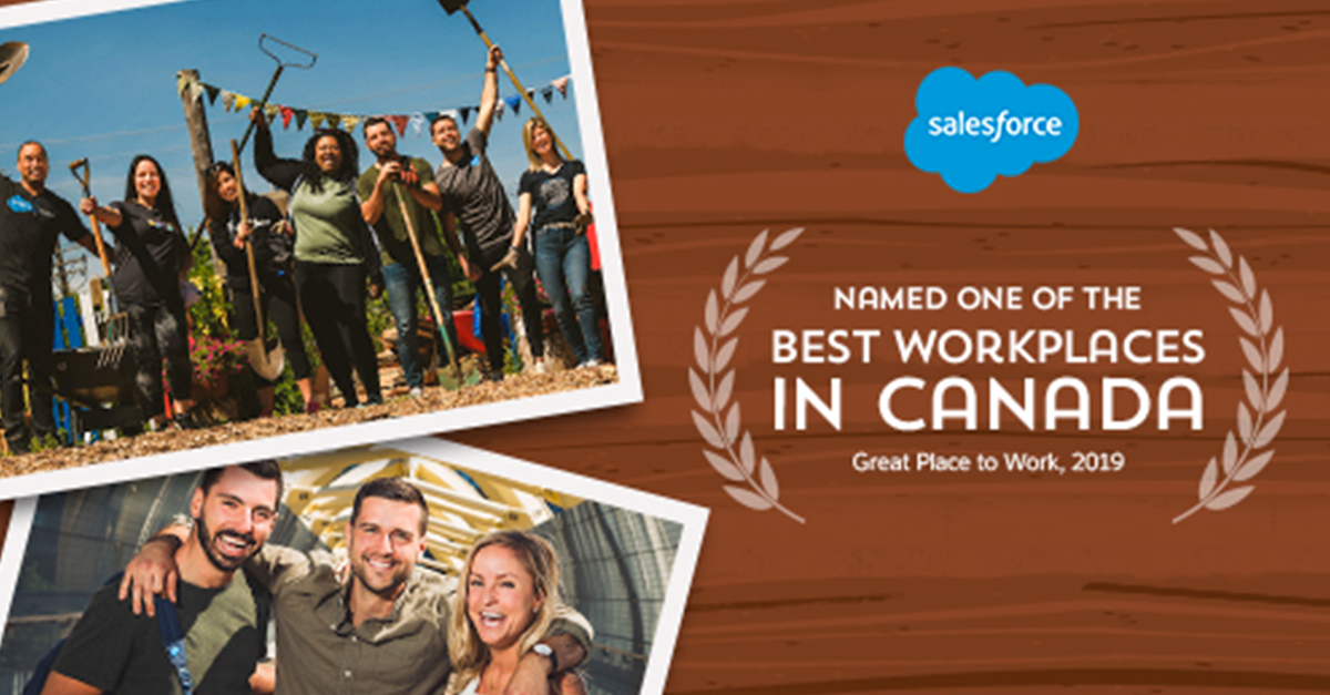 Salesforce Named One of the Best Workplaces in Canada