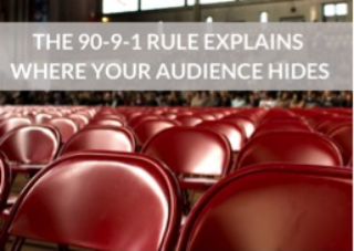 Where is Everybody? The 90-9-1 Rule Explains Where Your Blog Audience Hides