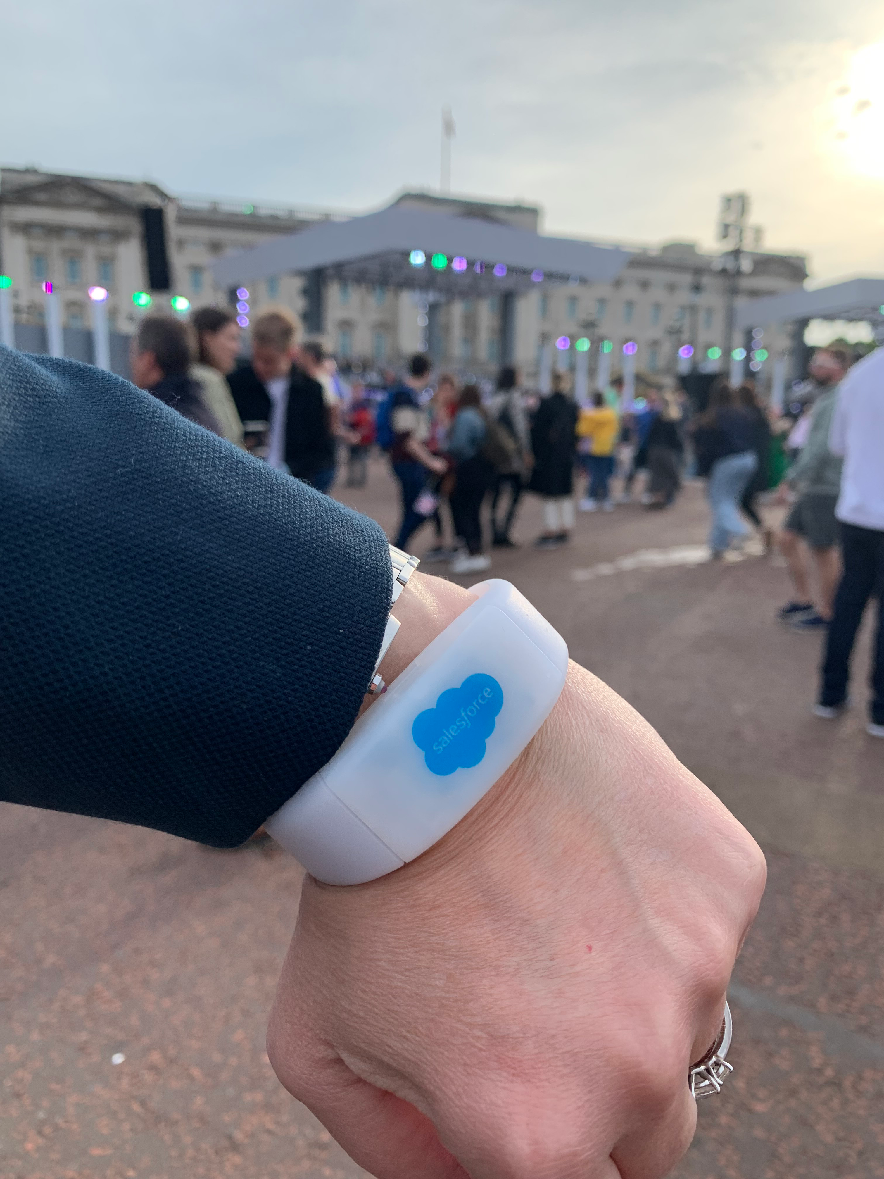 Salesforce's wristband 