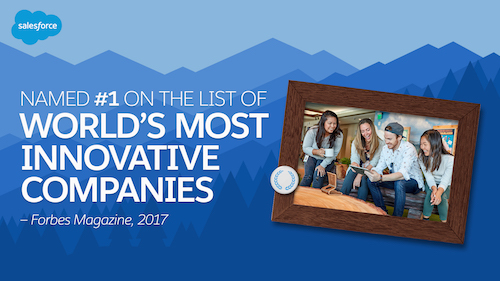 Salesforce Ranked as #1 Most Innovative Company by Forbes!