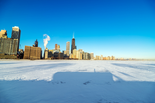 The Salesforce World Tour Warmed Up a VERY Snowy Windy City