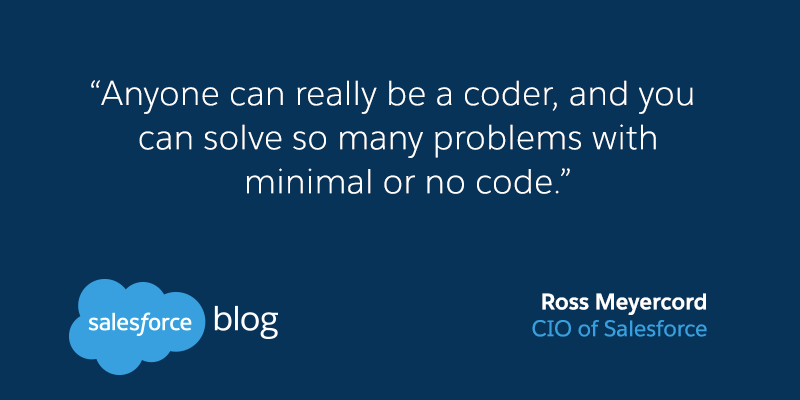 Salesforce CIO Ross Meyercord on the Future of Coding (and How IT is Like a Therapist)