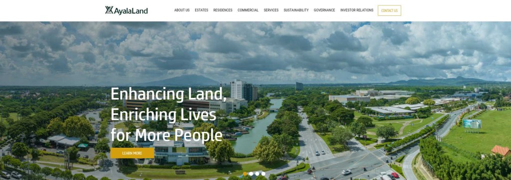 Ayala Land Homepage