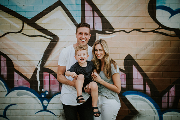 Daniel and Justine Flynn family photo