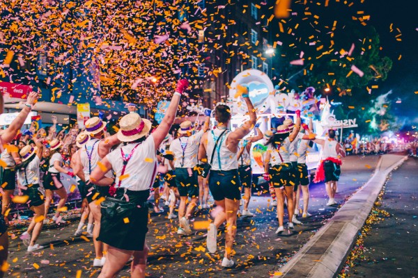 Salesforce marching for and supporting the LGBQTI+ community.