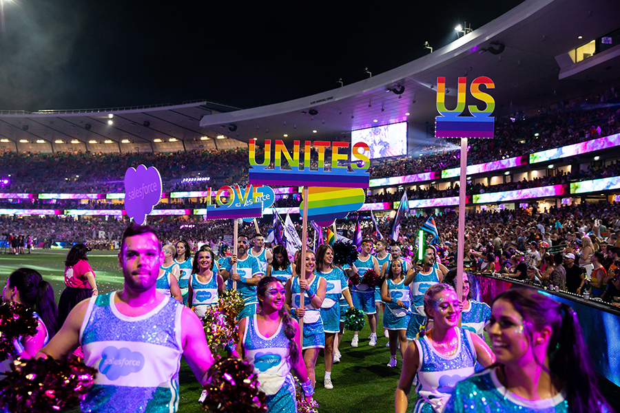 Salesforce at Sydney Mardi Gras