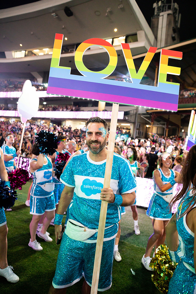 Salesforce at Sydney Mardi Gras