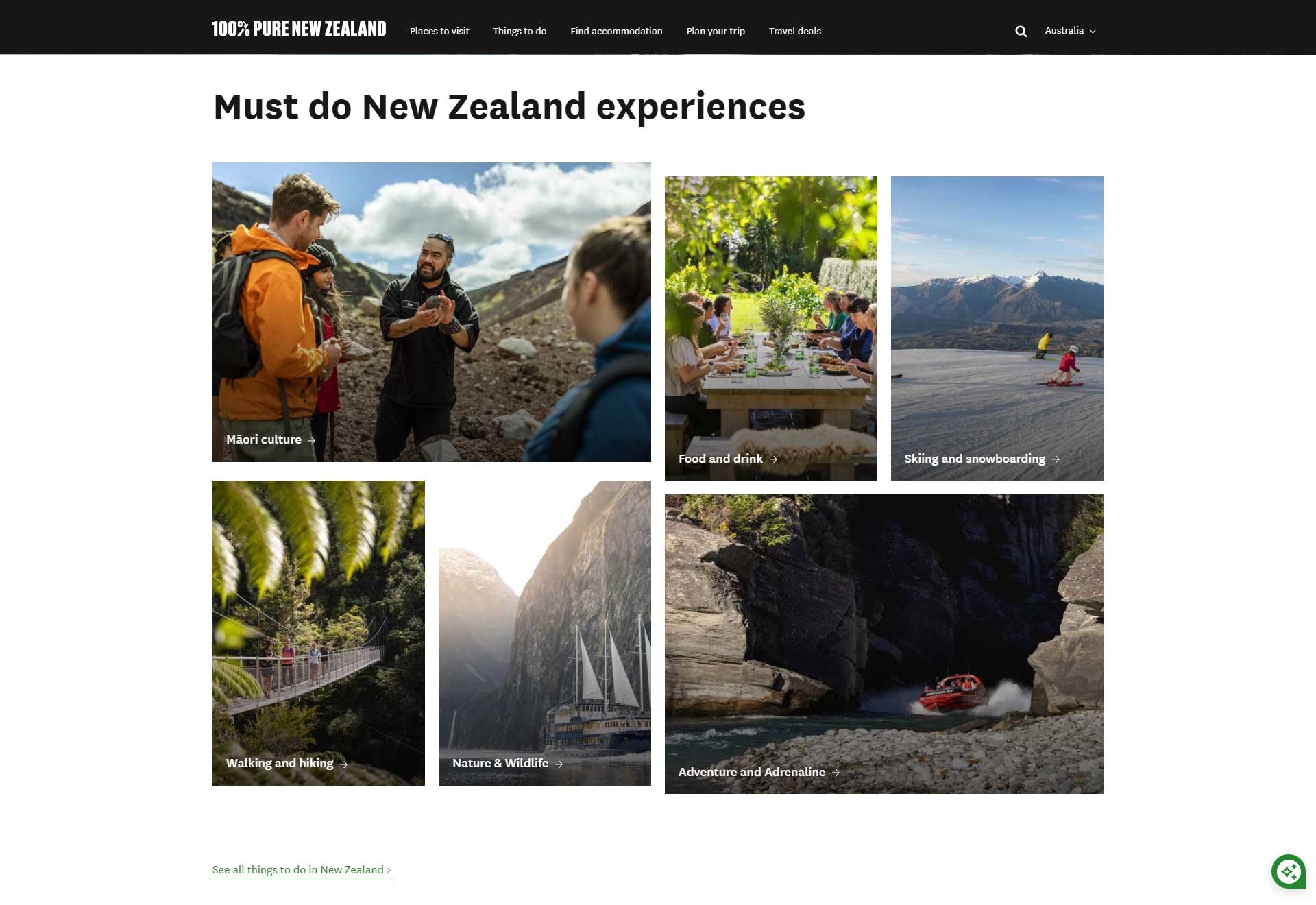 Pictures of Must do New Zealand experiences