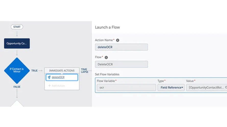 Screenshot of Process Builder