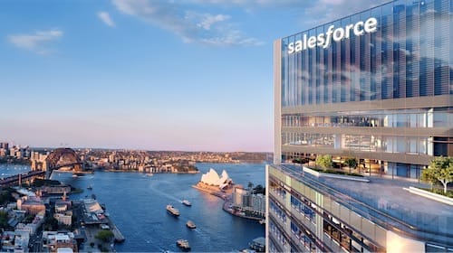 Photo rendering of the new Salesforce Tower Sydney