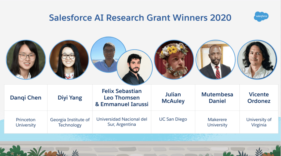 Featured image for Celebrating the Winners of the Third Annual Salesforce AI Research Grant