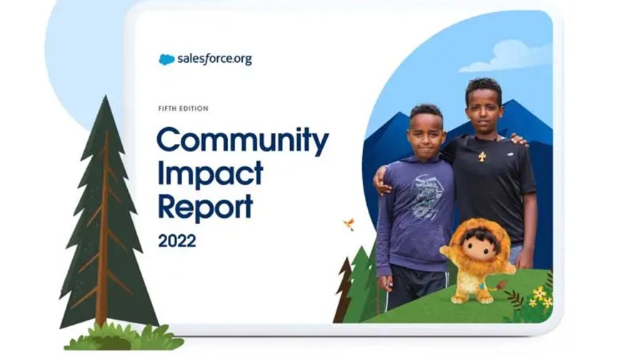 Salesforce.org Community Impact Report cover image