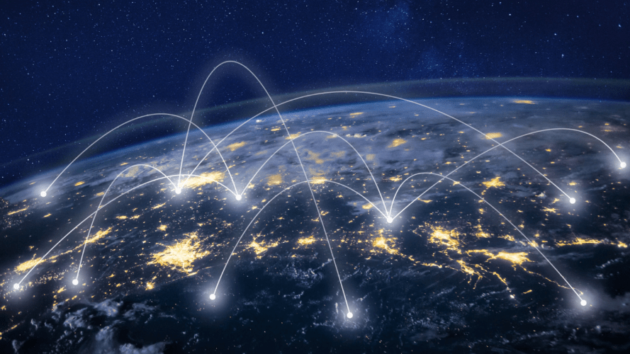 Image of connected world by data / Hyperforce: the Trust, Innovation, and Customer Success Enabler for Data + AI + CRM