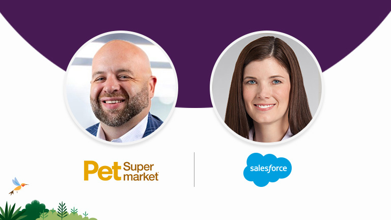 Matt Ezyk, Director Of Ecommerce at Pet Supermarket, and Michelle Grant, Director, Industry Insights at Salesforce