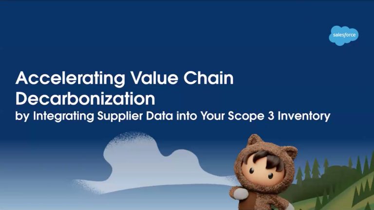 Image that reads "Accelerating Value Chain Decarbonization By Integrating Supplier Data into Your Scope 3 Inventory"