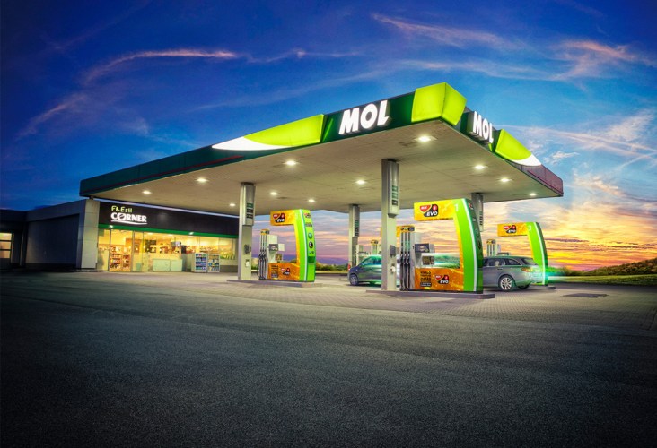 MOL Group gas station