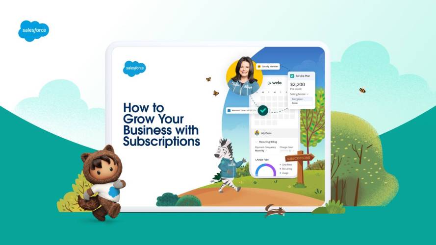 How to Grow Your Business with Subscriptions Ebook cover