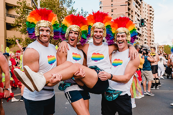 Photos Marching For Equality In The Sydney Mardi Gras Parade Salesforce Australia And Nz Blog