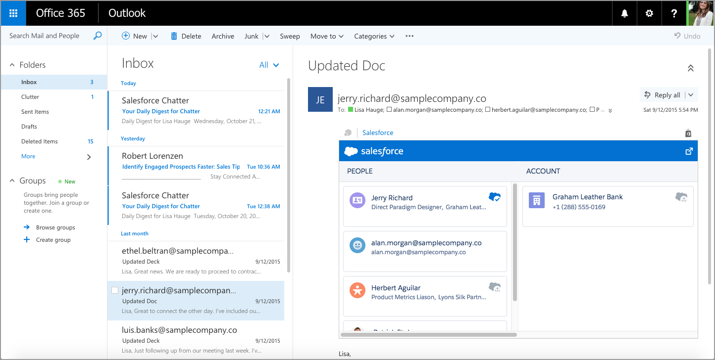 Boost Productivity with the Salesforce App for Outlook - Salesforce Blog