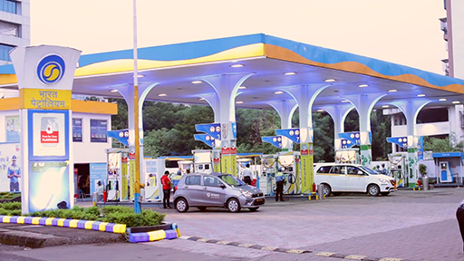 Bharat petroleum on sale share price