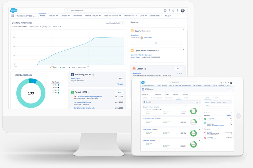 Finance Industry CRM for Financial Services & Advisers Salesforce IN