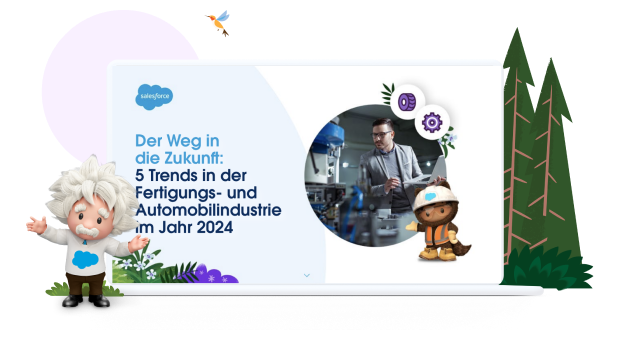 Screenshot von dem E-Book Der Weg in die Zukunft: 5 Trends in der Fertigungs- und Automobilindustrie im Jahr 2024