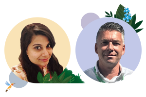 Trailblazers Sandor van den Brink, Digital Sales Experience Leader for Global Field Services, and Technical Architect Akila Subramanyam from Schneider Electric