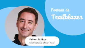 Portrait de Fabien Taillon, CTO de Texei, un intégrateur Salesforce