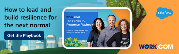Banner promoting a covid 19 response playbook