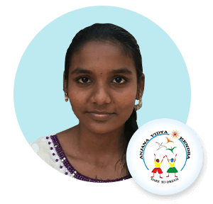 Gaganshree, 9th grade student at Anjana Vidya Kendra