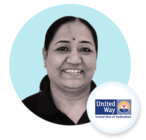 Rekha Srinivasan, CEO of United Way of Hyderabad