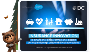 L'indagine Salesforce-IDC Italia "Insurance innovation: le dinamiche di trasformazione digitale per espandere gli orizzonti di collaborazione"