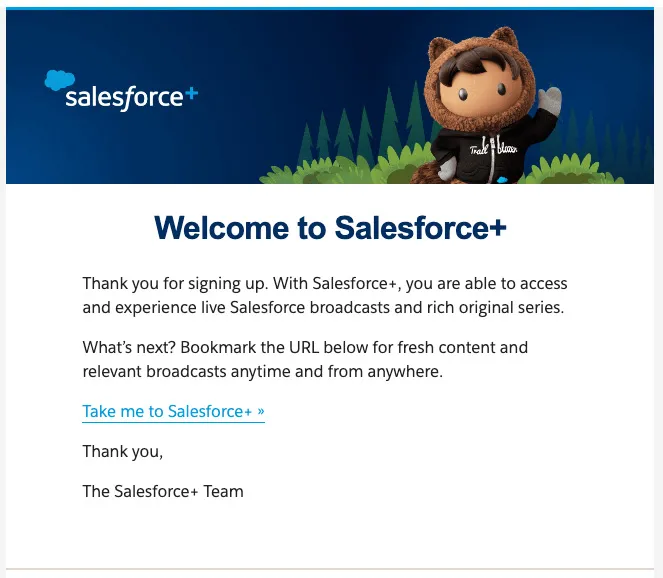 Salesforce+の登録方法
