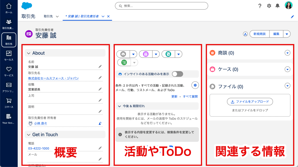 取引先責任者を入力しよう（図表4）