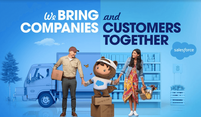 Salesforces New Marketing Campaign We Bring Companies And Customers Together Salesforce News 7161