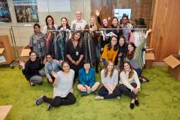 Salesforce employees partnered with Dress for Success for their VTO day in 2019.