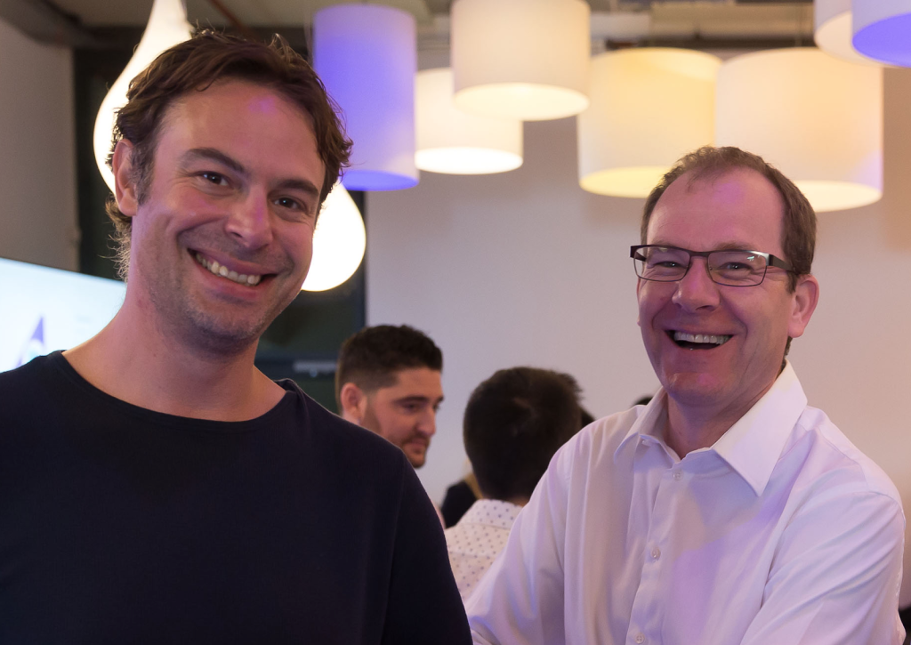 [L-R] Desolenator Founder, Alexei Levene with Co-Founder, William Janssen