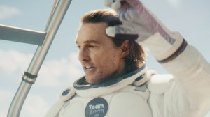Matthew McConaughey in New Frontier ad campaign