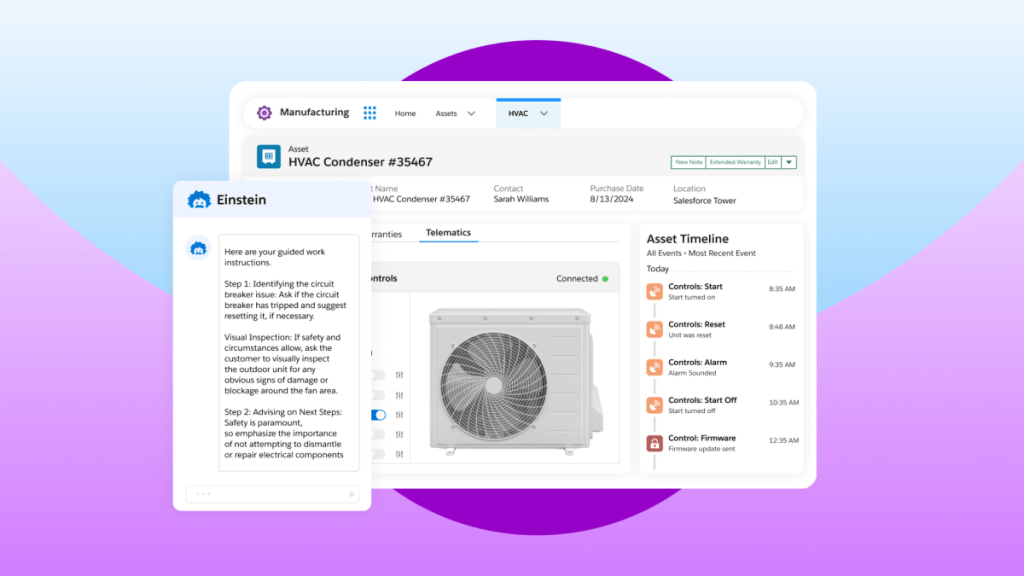 Connected Assets for Manufacturing Cloud