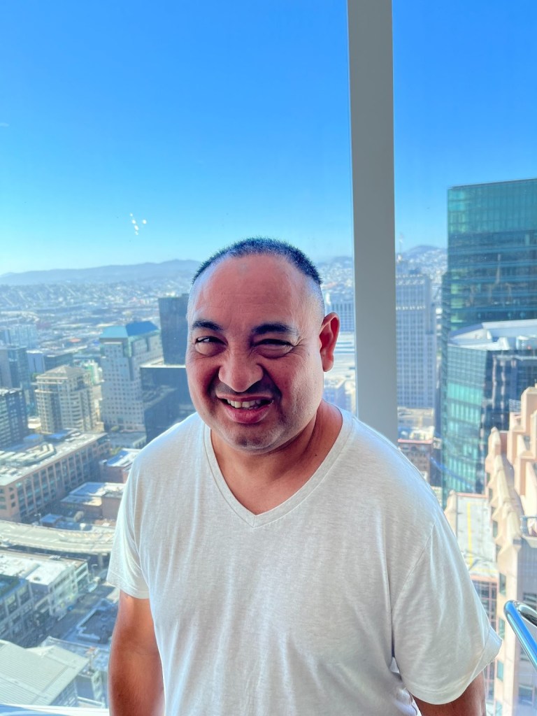 Elmer Lara in the San Francisco Salesforce Tower